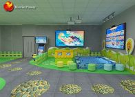 машина видеоигры рыб взаимодействующей проекции 3D крася для крытой спортивной площадки