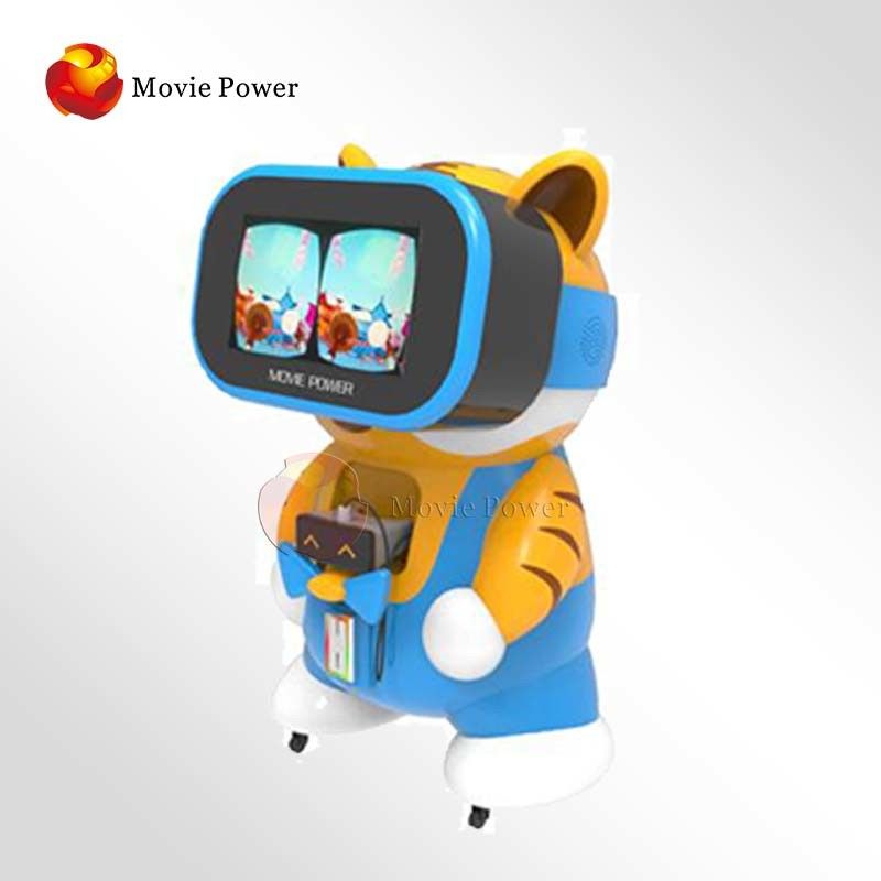 Развейте робот детей машины кино разума 9Д ВР ребенк взаимодействующий с стеклами ВР