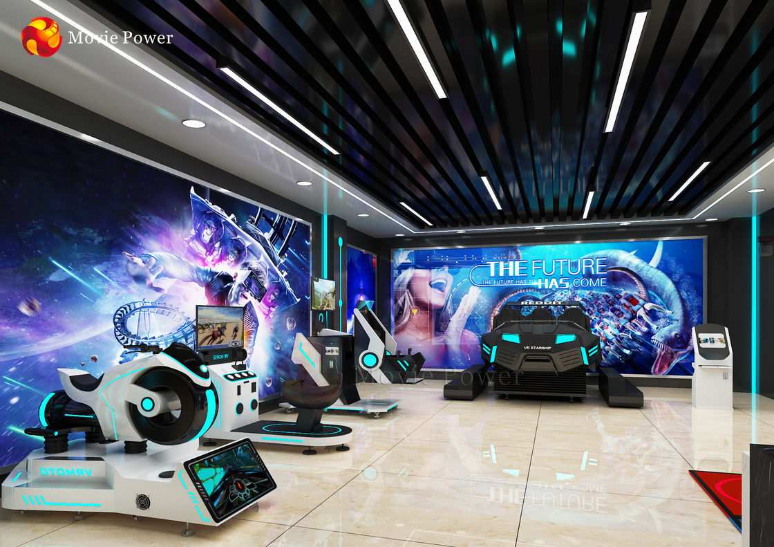 Игровой автомат виртуальной реальности 9d крытой зоны имитатора игр взаимодействующий