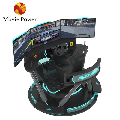 5.0KW F1 Симулятор гоночных автомобилей Водительская игровая машина 6 Dof Motion Platform с 3 экранами