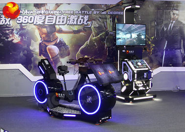Машина игры крутого велосипеда фитнеса 9д ВР виртуальная с стеклами виртуальной реальности 9д