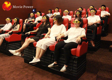 Черный/белый/красный кинотеатр места 4Д, оборудование виртуальной реальности для парка атракционов