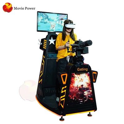 Имитатор движения оружия Immersive Gatling 360 игр стрельбы степени 9d VR