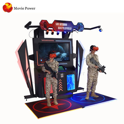 Платформа имитатора виртуальной реальности 2 игроков взаимодействующая стоя электрическая
