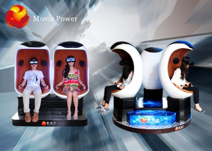 Электрический вращая 3 кинотеатр места 9D VR усаживая взаимодействующий имитатор 0