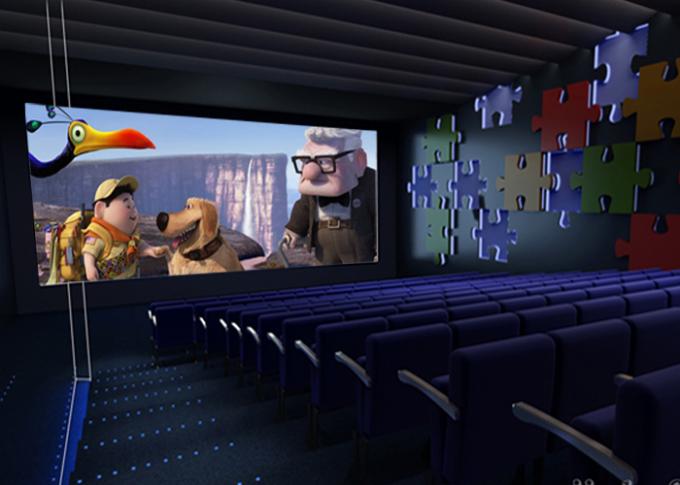 Театр кино 4D большого высокого определения электрический с стулом движения 0