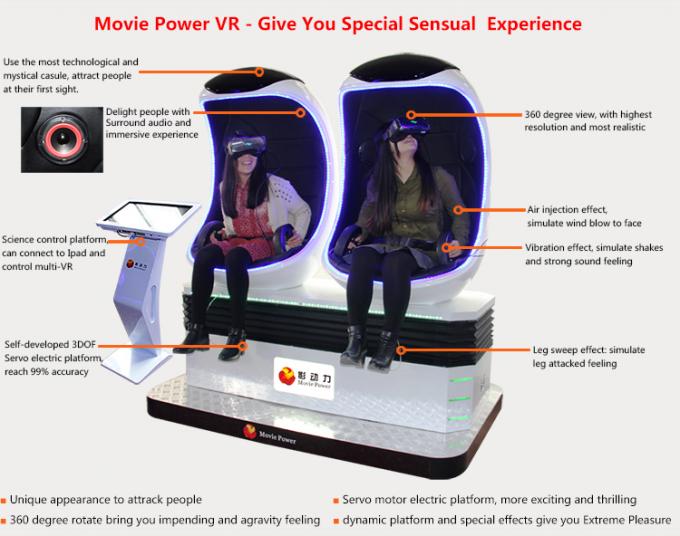 Capsule имитатор конструкции электрический 220V 9D VR кино 360 градусов и взаимодействующая игра 0