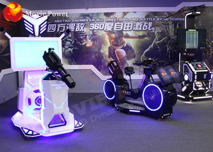 Машина игры крутого велосипеда фитнеса 9д ВР виртуальная с стеклами виртуальной реальности 9д 1