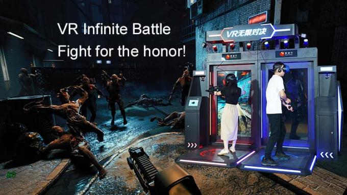 Предназначенный для многих игроков большой игровой автомат сражения стрельбы Вр человека Интеративе 2 космоса 0