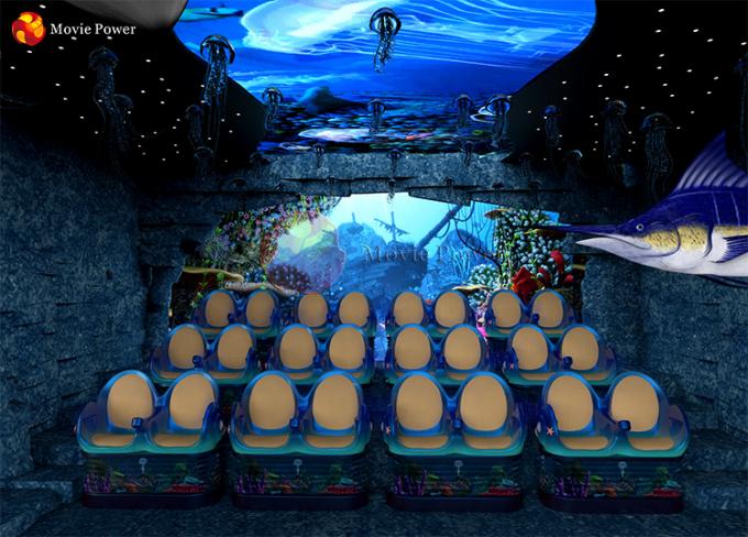Мини оборудование системы кино фильма специальных эффектов 4Д темы океана для тематического парка 0