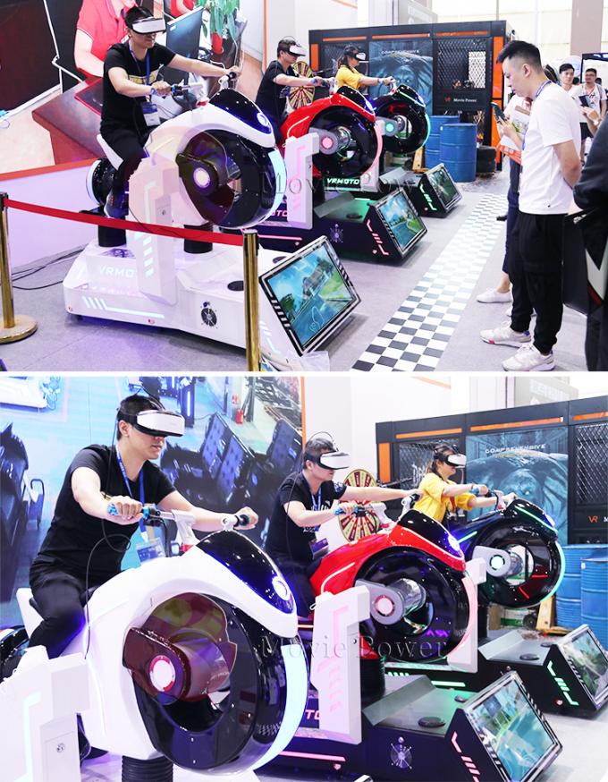 Впечатляющий сумасшедший управляя имитатор крытое 9d VR участвуя в гонке игровой автомат 1