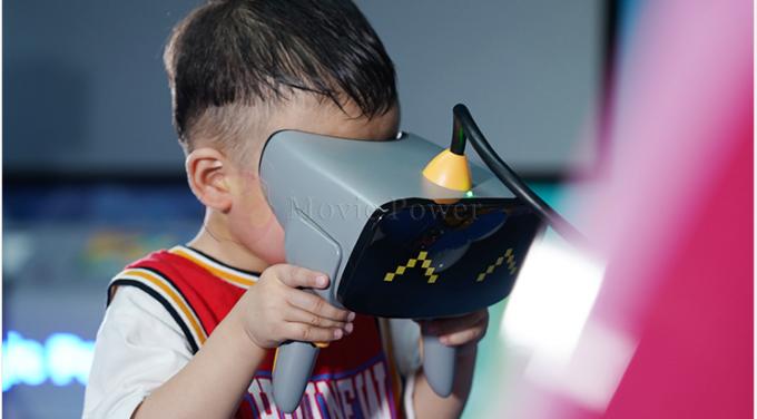 Ручка приключения подводной лодки игрового автомата виртуальной реальности детей держала шлем VR 1