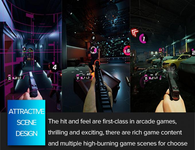 Стрельба оружия игрового автомата взаимодействующая 9D Vr виртуальной реальности аркады идя 1
