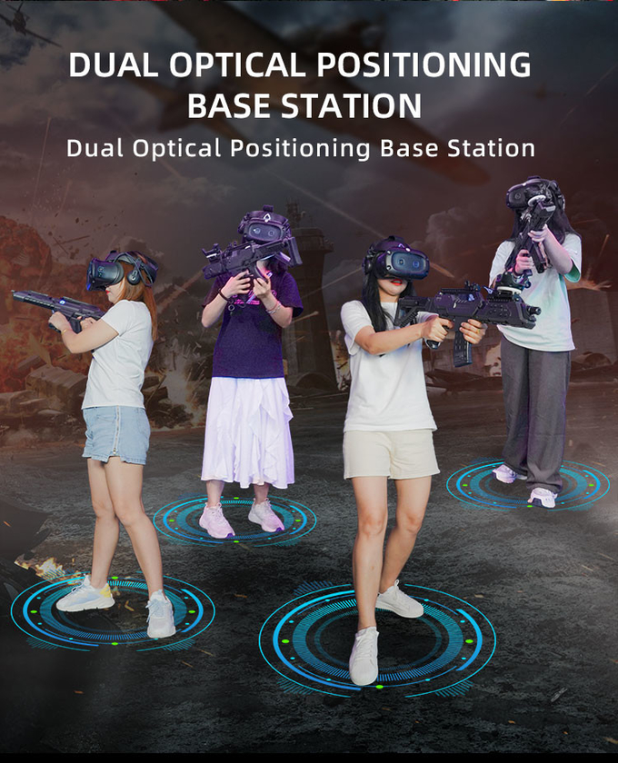 VR Zombie Game 9d VR стрельба симулятор виртуальная реальность игровая станция 4