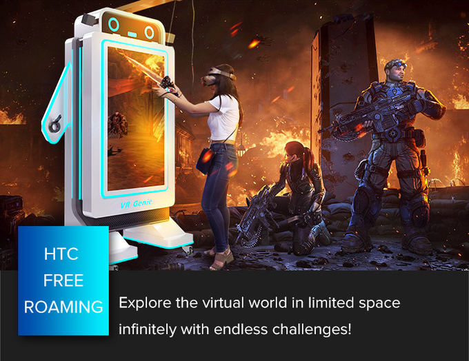 VR стрельба игры 9D VR интерактивные игры с монетами Операция Карточная платежная система Для VR парка 2