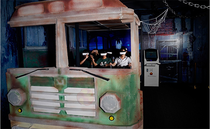 имитатор игры фильма ужаса кино виртуальной реальности 9D призрачный для парка атракционов 2
