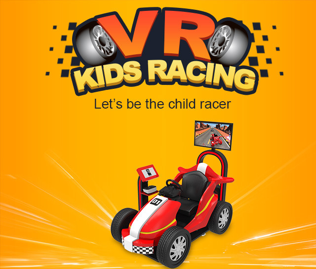 VR тематический парк ездит 9D Детская гоночная игра Симулятор Монеты Управляемый Автомобиль Аркадная машина 0