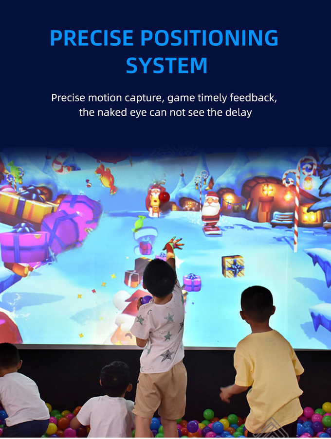 15 шт. AR Детские интерактивные игры с проектором AR Magic Ball Interactive Projection Wall Game 2