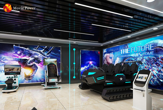 Оборудование тематического парка одна зона игры имитатора виртуальной реальности обслуживания 9d стопа 0