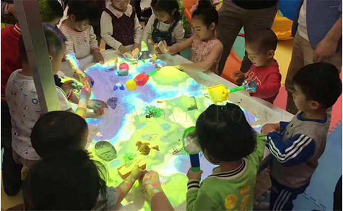 Коробка песка проекции AR крытых детей взаимодействующей системы игр взаимодействующая 1