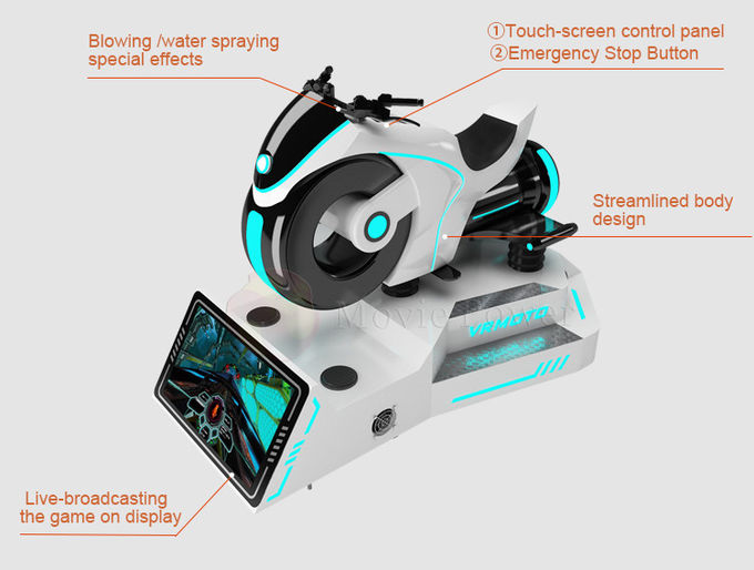 Супер кино виртуальной реальности игры 9d имитатора гоночной машины мотоцикла VR 0