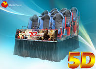 театр кино пожара 5D дождя стекел 3D динамический с движением Seater тела