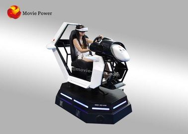 Захватывающие развлечения имитатора гонок автомобиля 9Д, ВР управляя игровым автоматом гонок