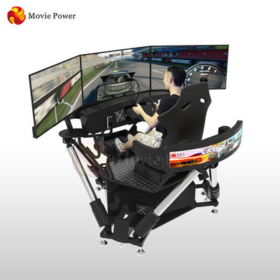 Автомобиль VR занятности участвуя в гонке машина игры виртуальной реальности арены имитатора