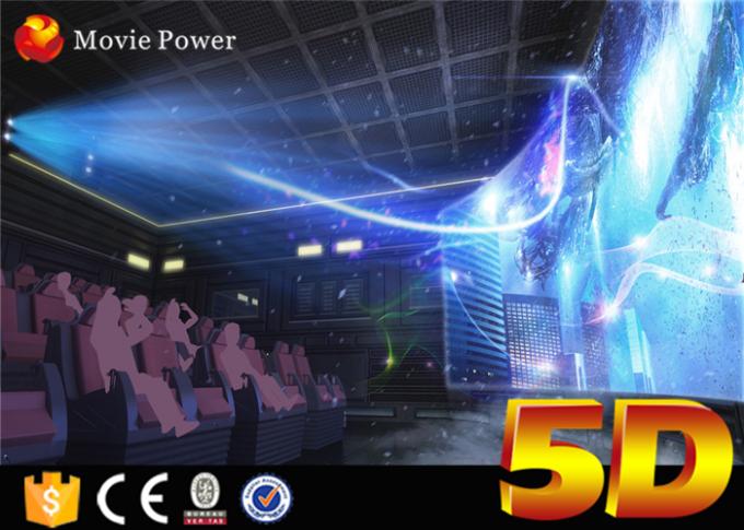 200 театр кино большого диапазона 4D DOF энергетической системы 3 мест с влияниями дождя и Moving стулами 0