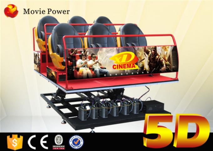 Жестикулируйте сымитированное 5Д оборудование кино кинотеатра 5Д для торгового центра 0