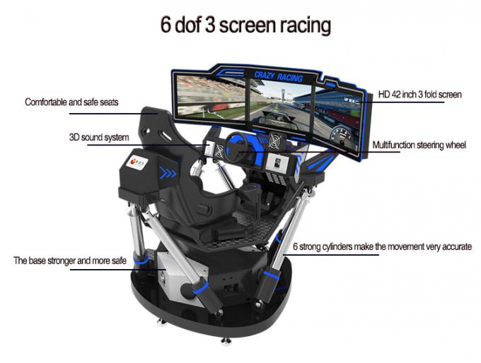 Машины видеоигры экранов имитатора 3 360 градусов динамические 9D VR 0