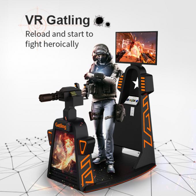 Игровой автомат стрельбы оружия виртуальной реальности космической станции 9d машины занятности большой 0