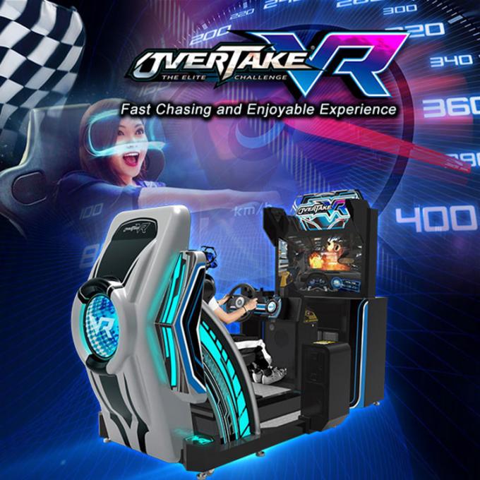 Видеоигра 9d управляя монеткой имитатора привелась в действие машину игр гоночного автомобиля детей 0