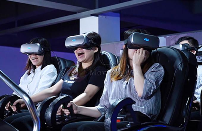 Оборудование игры виртуальной реальности Seaters 9D занятности 6 русских горок 1