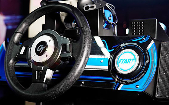 Симулятор вождения 9d Vr Игровой автомат Автомобильный гоночный симулятор Vr Оборудование для тематического парка виртуальной реальности 5
