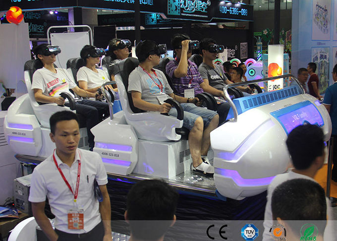 Машина игр динамического стула кино семьи Vr имитатора виртуальной реальности платформы 9D установленная 3