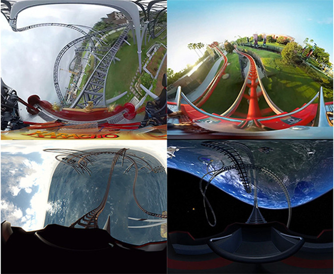 игровой автомат летного тренажера стула Vr русских горок 360 виртуальной реальности кино 3D 9D VR вращая 2