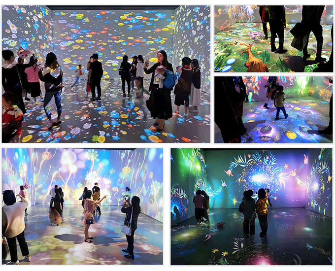 Игры проекции стены 3D Immersive детей предназначенные для многих игроков взаимодействующие 1