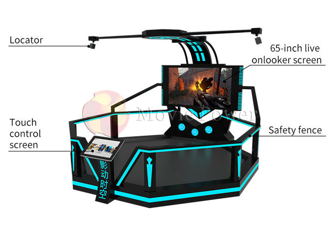 Имитатор стрельбы игрового автомата 9d VR развлечений спорта электронный 1