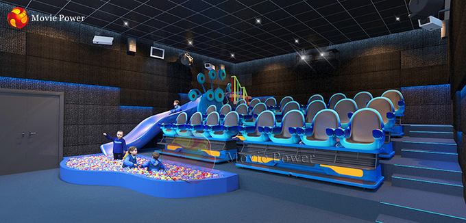 Кинотеатр темы 5D оборудования стула VR движения системы кино имитатора развлечений 5D 0